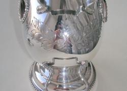 Сахарница-ковшик с лопаткой. Посеребрение. Англия