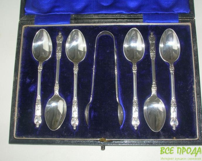 Апостольские ложки 1913 год. Серебро 925 п. Англия
