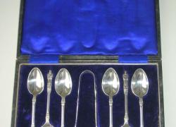 Апостольские ложки 1913 год. Серебро 925 п. Англия