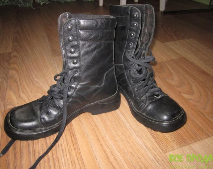 Ботинки женские демисезонные кожаные