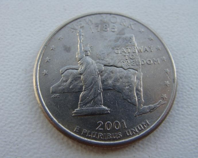 25 центов США Нью Йорк
