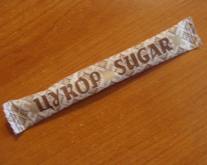 847. Пакетик с сахаром. Украина