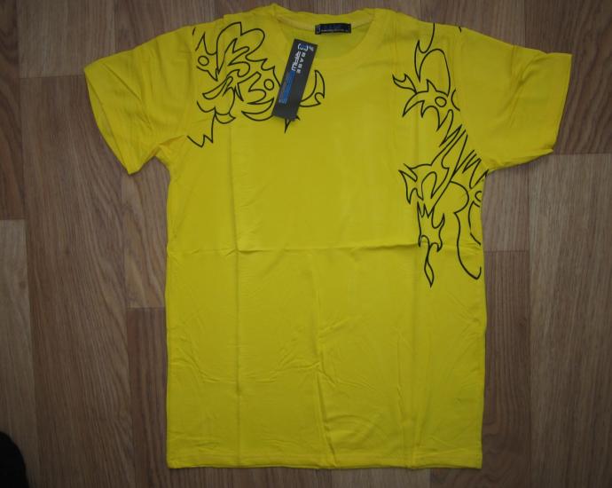 Футболка мужская жёлтая