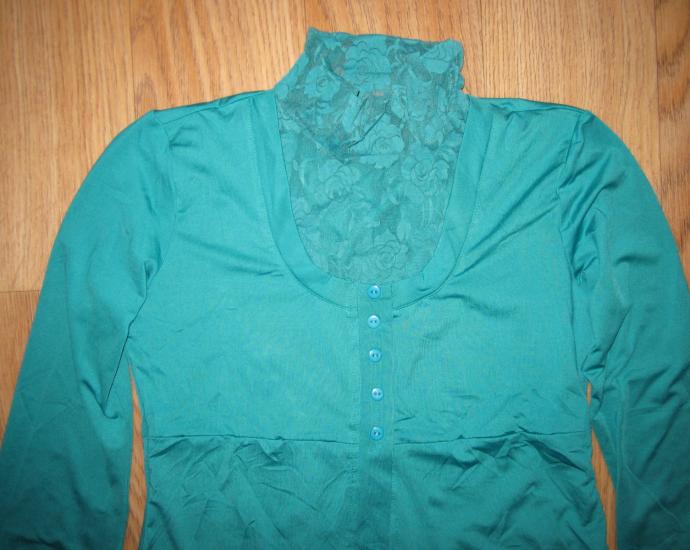 Водолазка - гольф - кофта - блуза женская бирюза