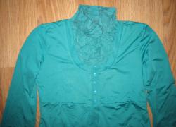 Водолазка - гольф - кофта - блуза женская бирюза