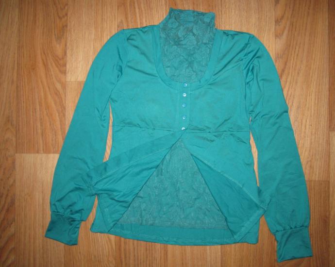 Водолазка - гольф - кофта - блуза женская бирюза