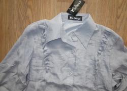 Блуза - рубашка женская серая