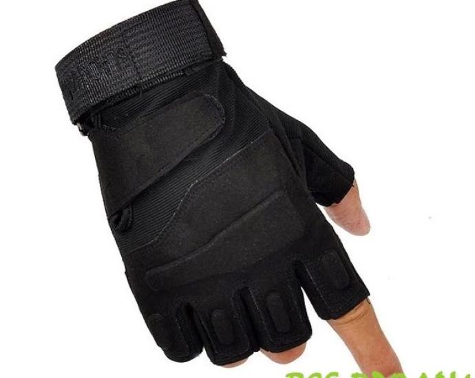 Тактические перчатки BlackHawk (Беспалый). - Black M