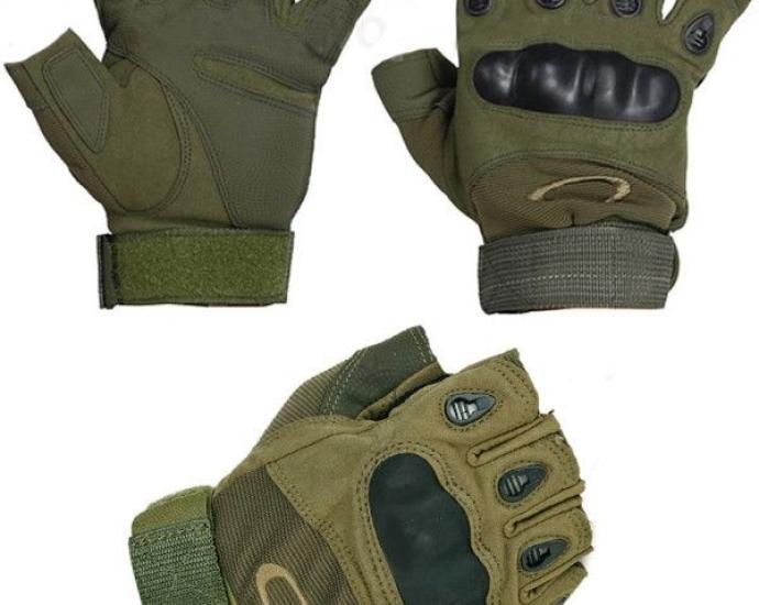 Тактические перчатки Oakley (Беспалый). - Khaki