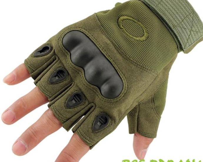Тактические перчатки Oakley (Беспалый). - Khaki