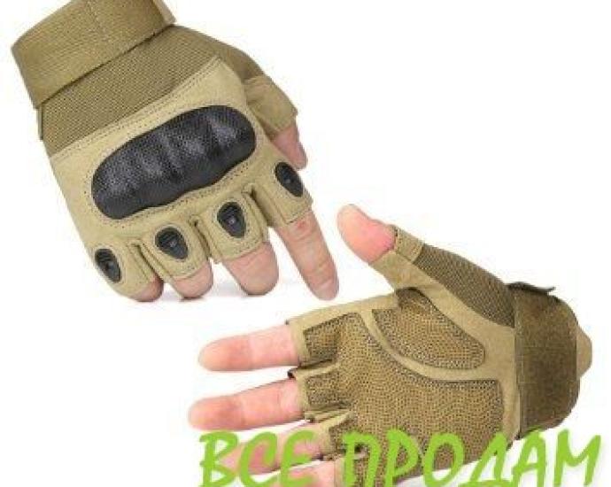 Тактические перчатки Oakley (Беспалый). - Beige