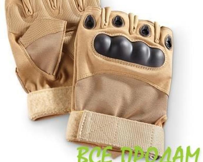 Тактические перчатки Oakley (Беспалый). - Beige