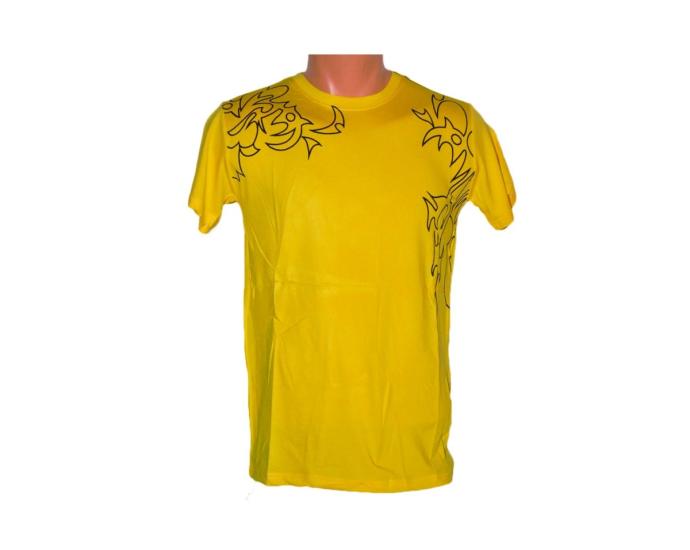 Футболка мужская жёлтая