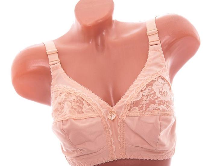 Бюстгальтер женский бежевый без косточек