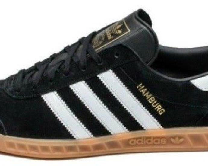 Кроссовки Adidas Hamburg Black/White/Gum