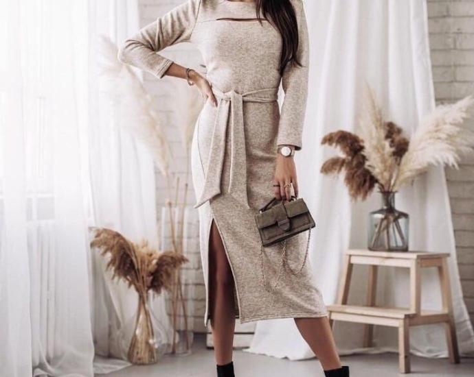 Сукня з поясом