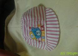 кепочка девчульки 0-6мес