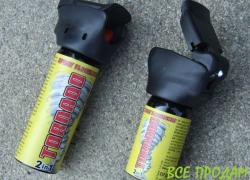 Перцовый аэрозоль ESP TORNADO со светодиодом - SFL-01-50