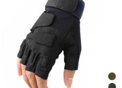 Тактические перчатки BlackHawk (Беспалый). - Black M