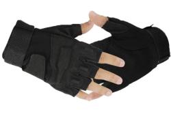 Тактические перчатки BlackHawk (Беспалый). - Black M