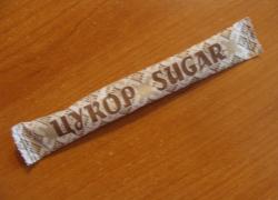 847. Пакетик с сахаром. Украина