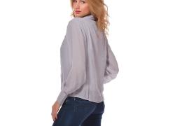 Блуза - рубашка женская серая