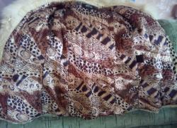 Полушубок бежевого цвета