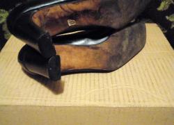 Кожаные женские туфли.в хорошем состоянии.размер 41.стелька 26,5 см.