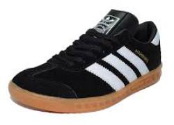 Кроссовки Adidas Hamburg Black/White/Gum