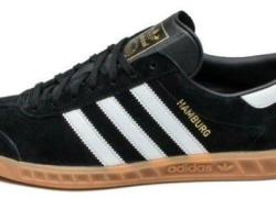 Кроссовки Adidas Hamburg Black/White/Gum