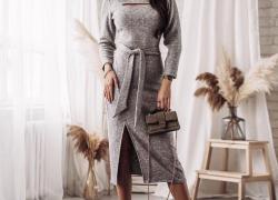 Сукня з поясом