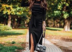 Сукня з поясом